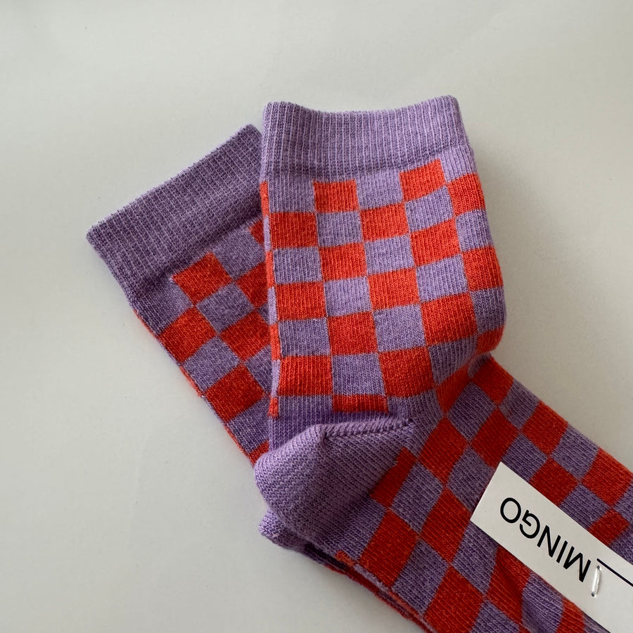 AW24 Sock Soft Lilac Block