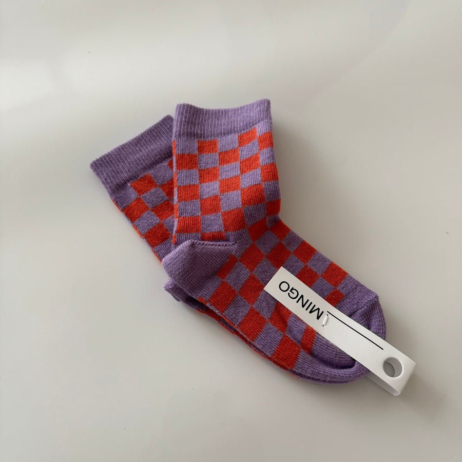 AW24 Sock Soft Lilac Block