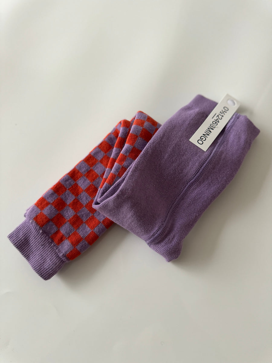 AW24 Sockless Tight Block Soft Lilac