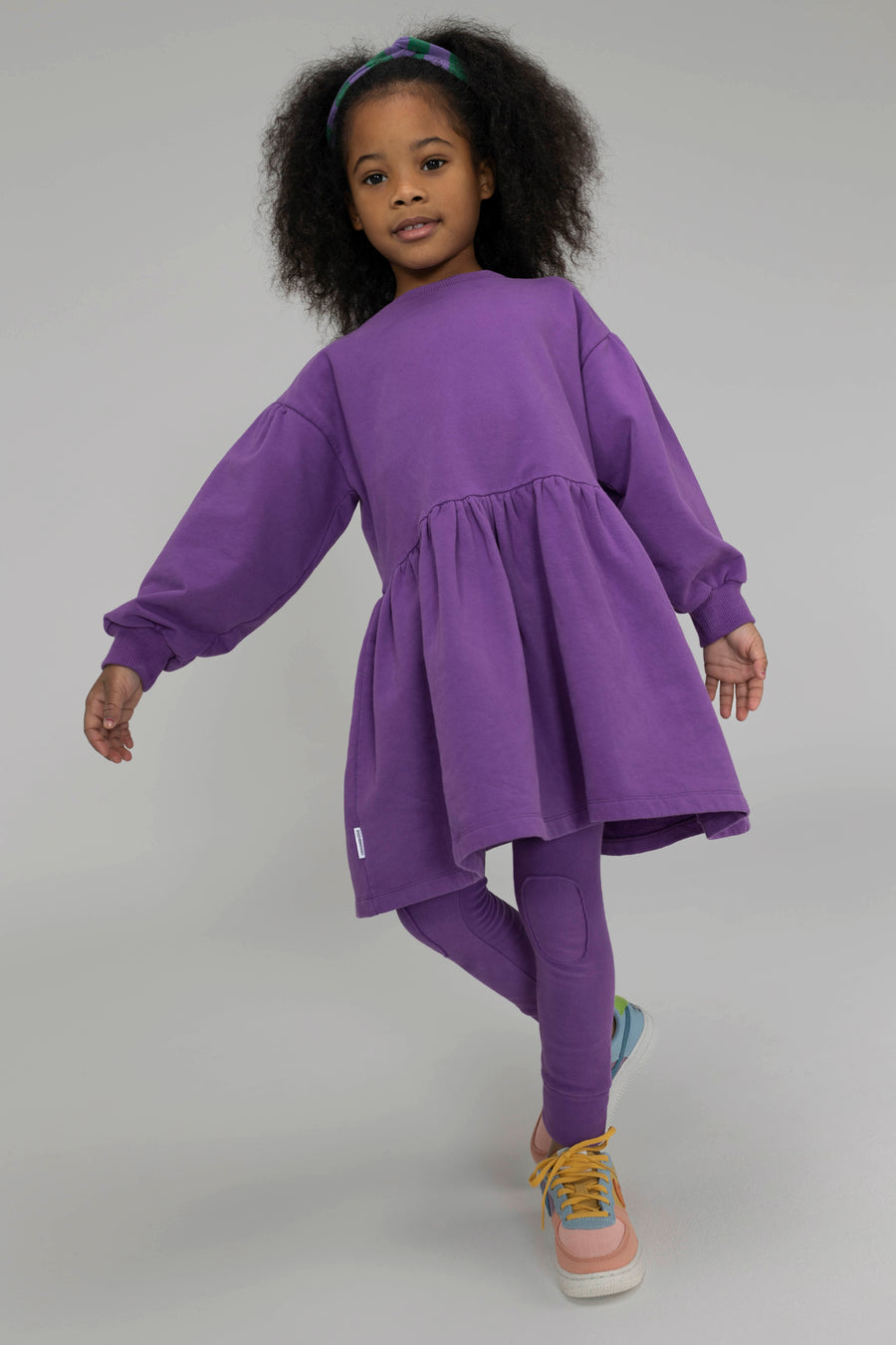 AW23 Sweater Dress Purple Sapphire