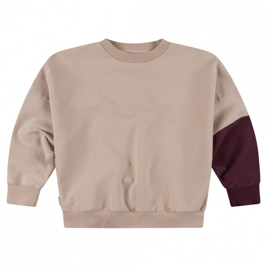 SS24 Duo Oversized Sweater Rose Dust Crushed Violets