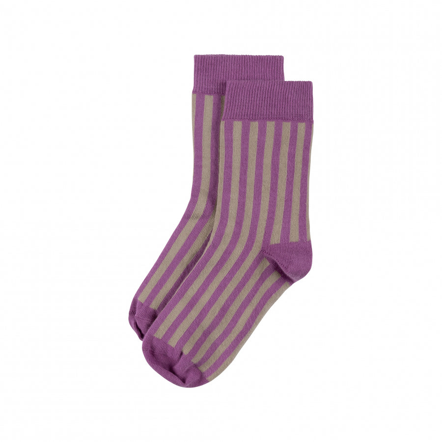 SS24 Sock Stripe Violet Mushroom