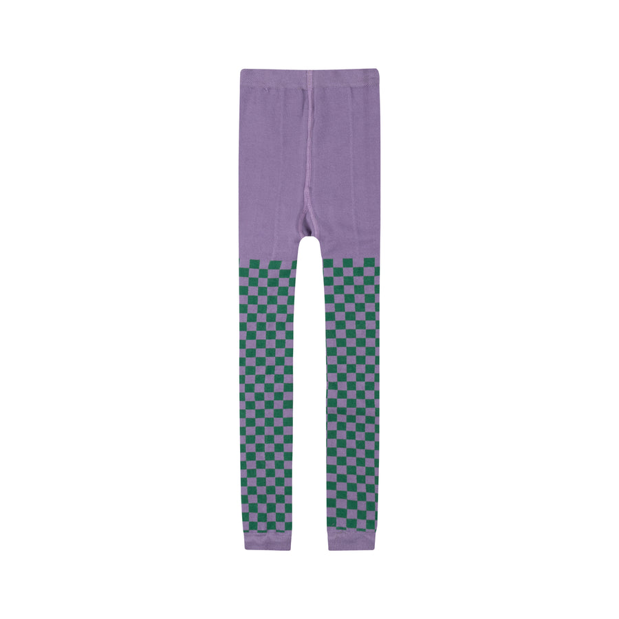 AW23 Sockless Tight Block Purple Sapphire Ultramarine Green