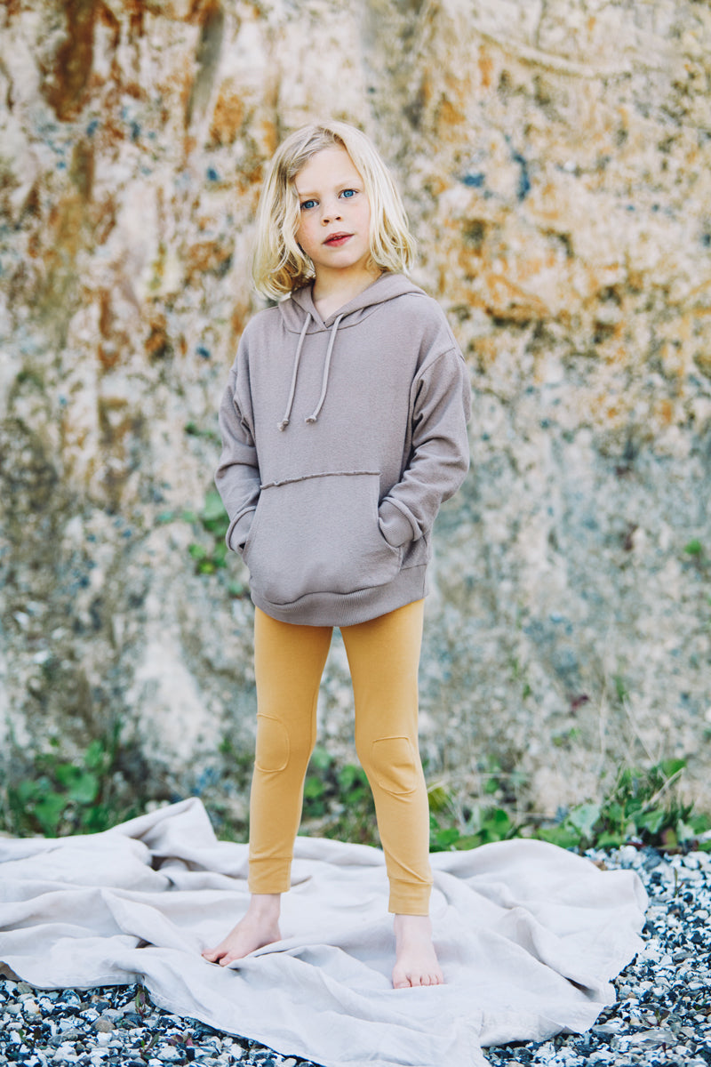 SS21 Jersey Leggings Light ocher 1-1/2,10-12Y