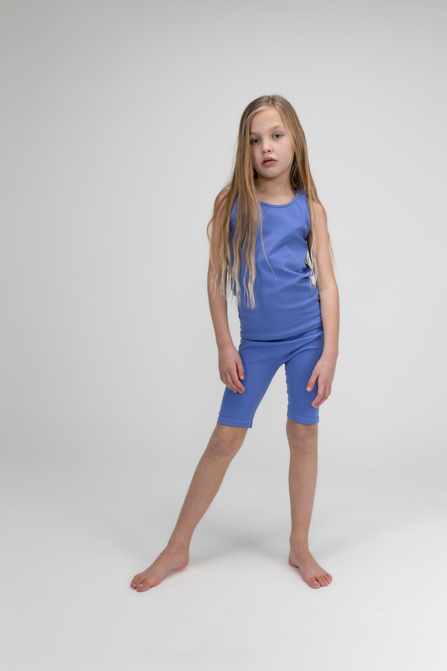 SS23 Biker Short Seamless Baja Blue