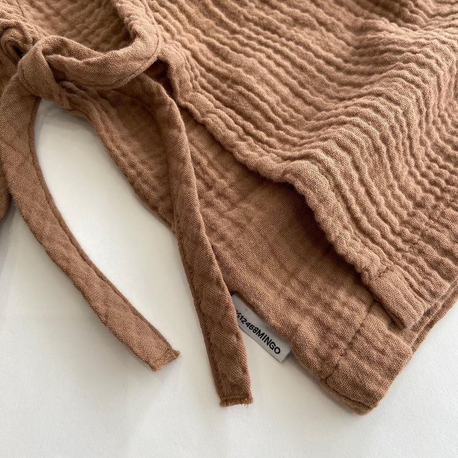 SS21 Wrap top Warm Earth