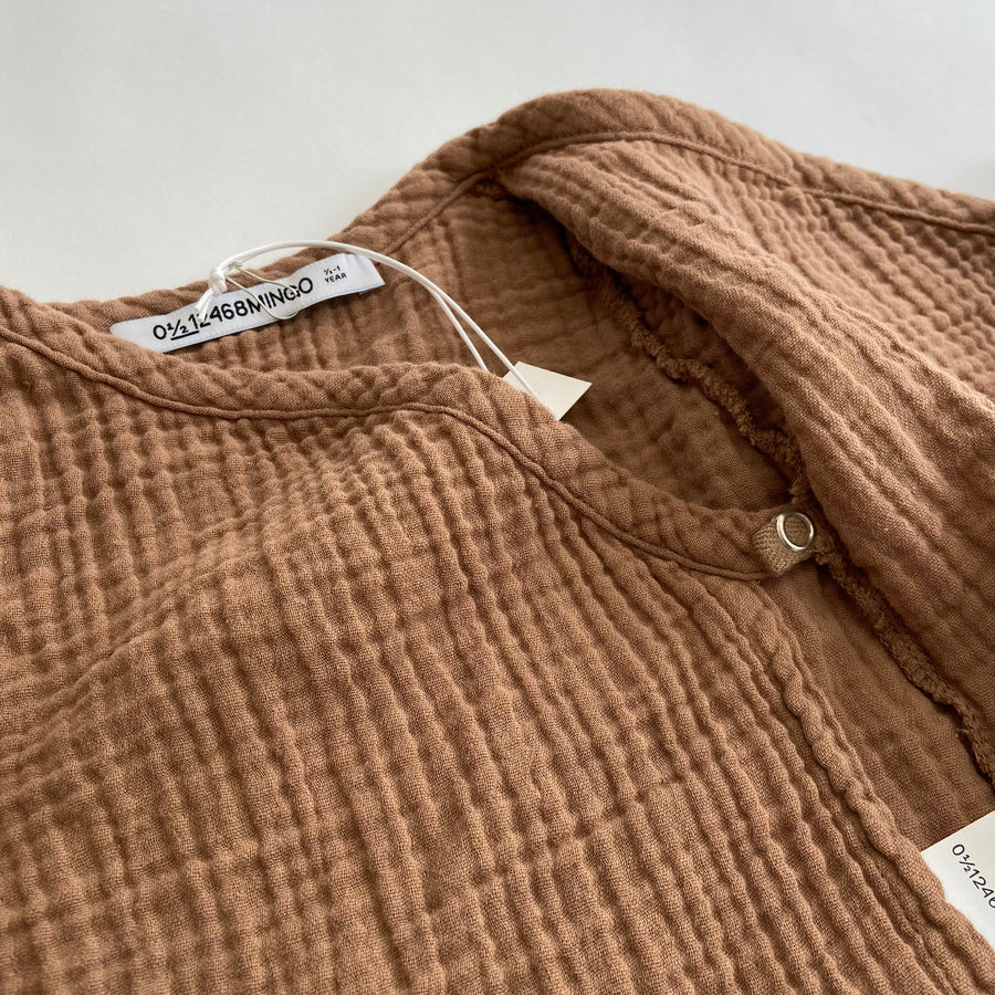 SS21 Wrap top Warm Earth