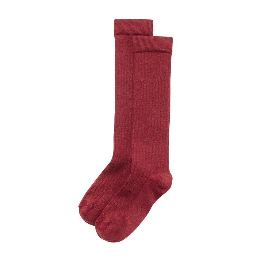 AW21 Knee socks Brick Red 19−22