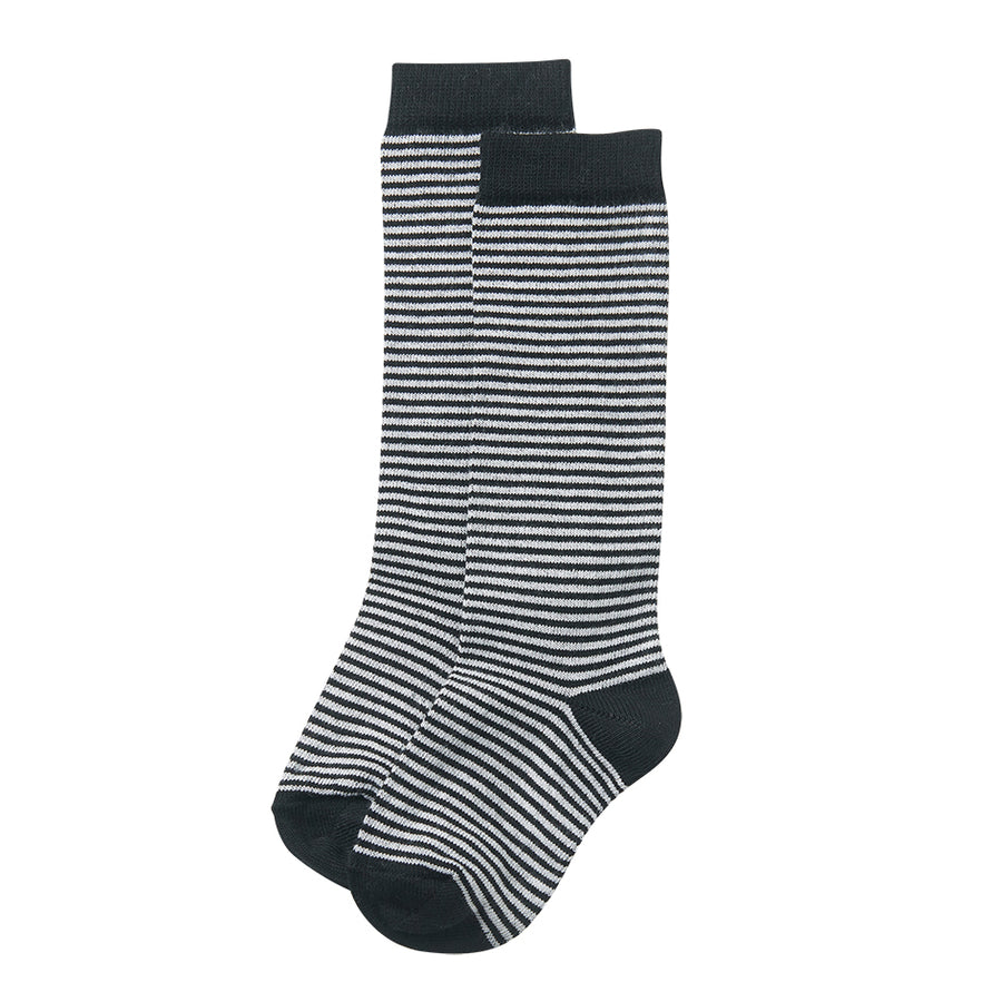 Basics Knee socks b/wstripes