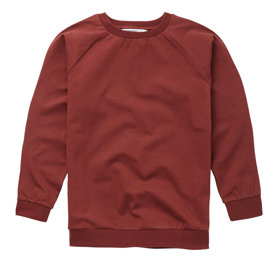 AW21 LONG SLEEVE BRICK RED 1/2-1Y