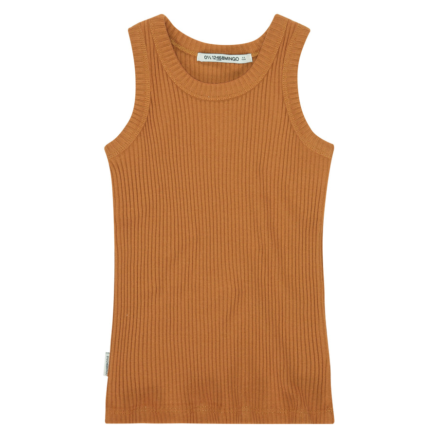 SS22 Rib Singlet Kalahari