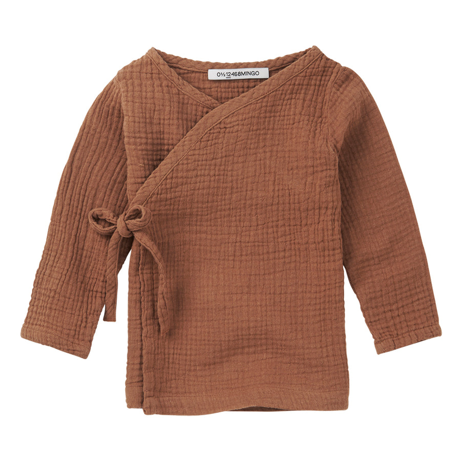 SS21 Wrap top Warm Earth