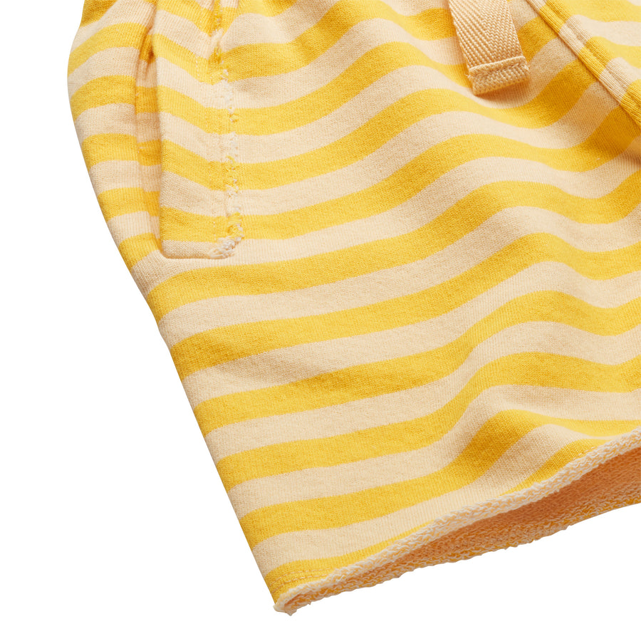 SS23 Oversized Short Lemon Twist Stripe