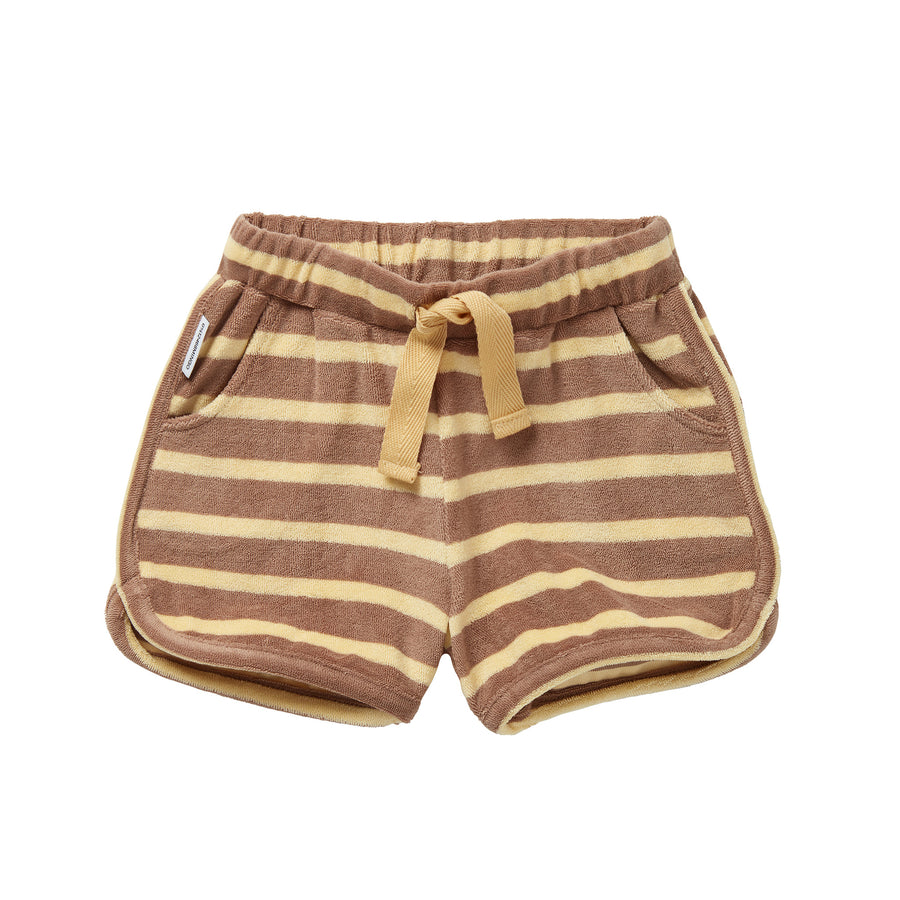 SS23 Short Toweling Mushroom Stripes