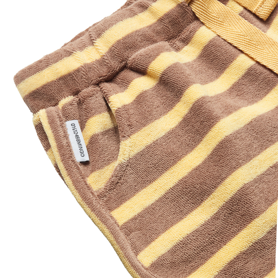 SS23 Short Toweling Mushroom Stripes