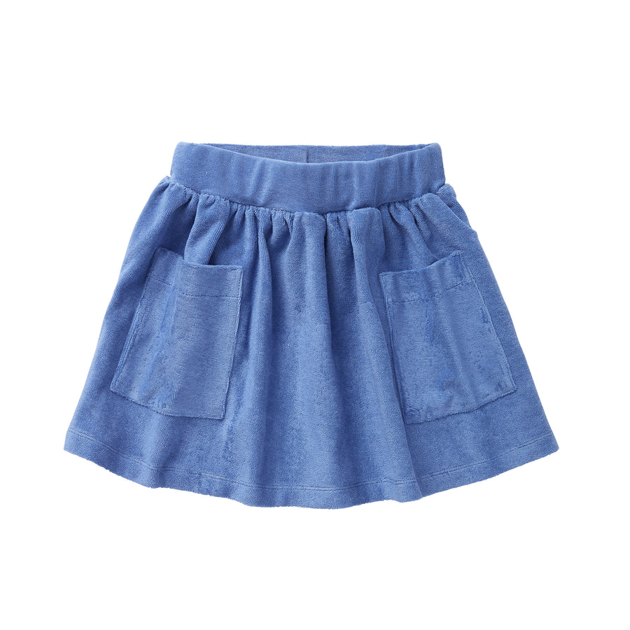 SS23 Skirt Toweling Baja Blue