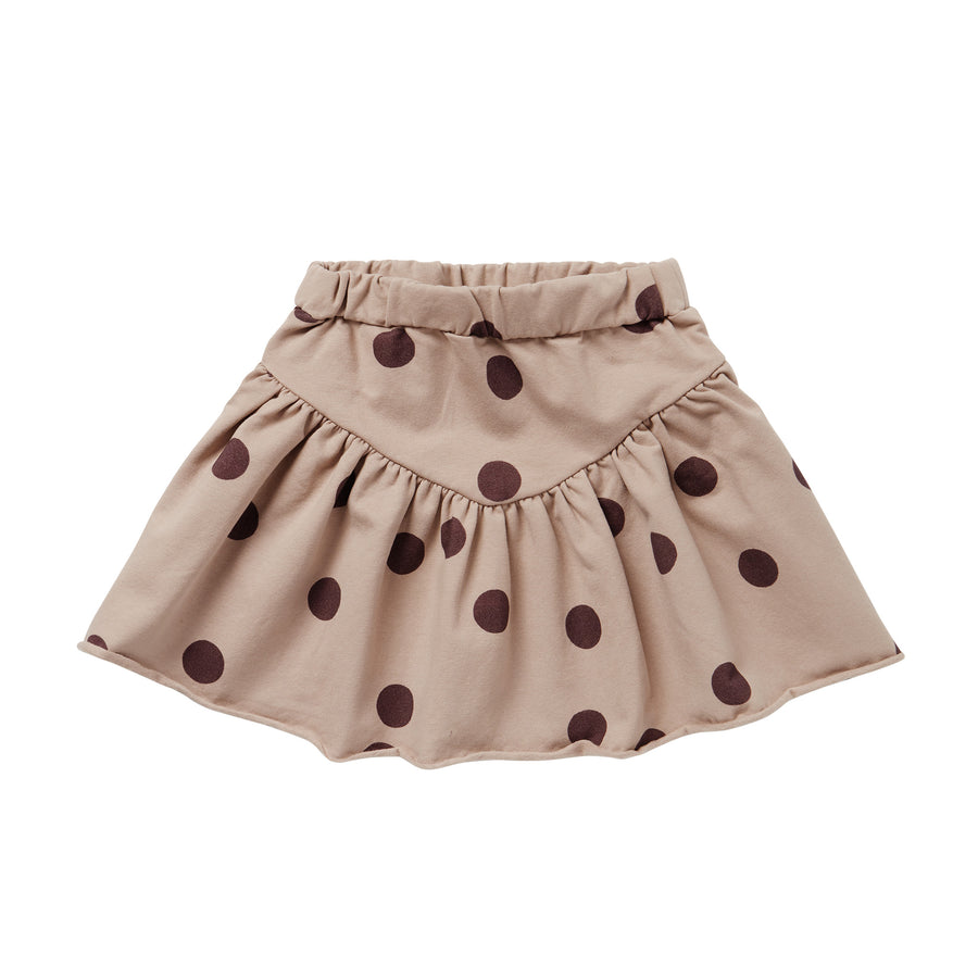 AW22 SKIRT SPOTTED ROSE GREY