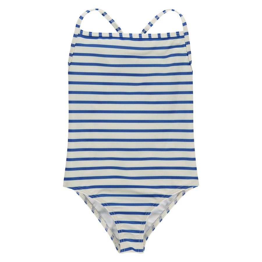 50%off SS22 UV Swimsuit Stripe Fountain